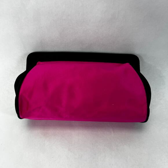 PRADA Candy Pink Satin Clutch - Picture 4 of 9